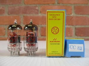 Par de tubos de vacío JJ Electronics 12AU7 ECC82 placa emparejada nuevo en caja como nuevo TV-7 probado - Imagen 1 de 7