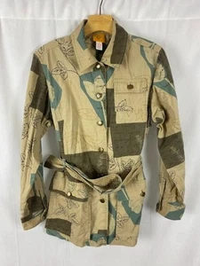 Ruby Rd. Cotton  Military Style  Button Down  Jacket Women's 10 - Picture 1 of 14