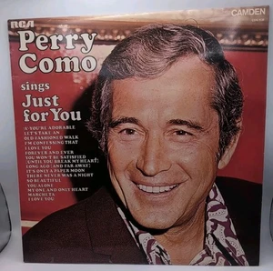 PERRY COMO Sings Just For You 1973 UK Vinyl LP Camden Record - Picture 1 of 6