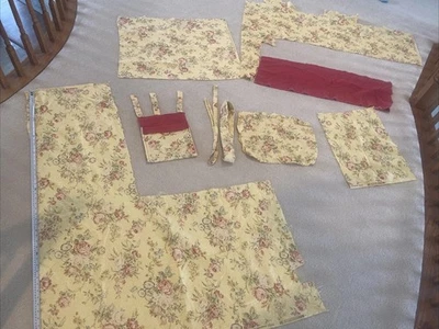 Calico Corner Remnant  Fabric And Scrap  Pieces Euc!! - Image 1 of 4