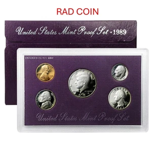 1989-S Proof Set United States US Mint Original Government Packaging Box - Picture 1 of 1