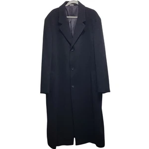 LORO PIANA John W. Nordstrom 100% Italian Wool Topcoat ?Dark Gray Men's 48XL - Picture 1 of 9