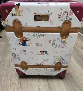 Disney Store Disney Animators' Collection Rolling Hard Shell Luggage Used - Picture 1 of 11