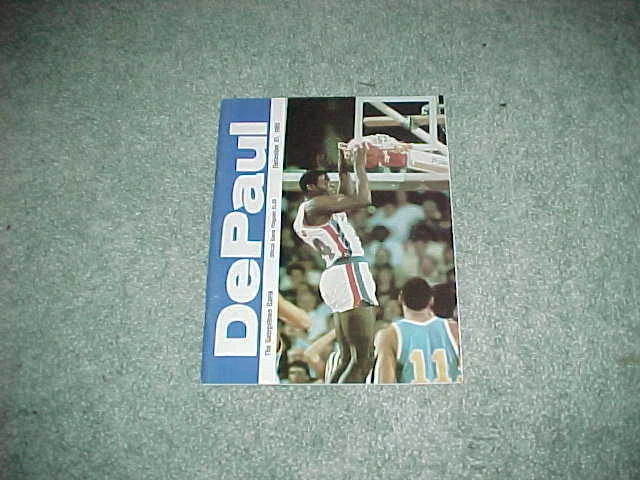 1985 Georgetown Hoyas v DePaul Blue Demons Basketball Program 12/21 - Image 1 of 1