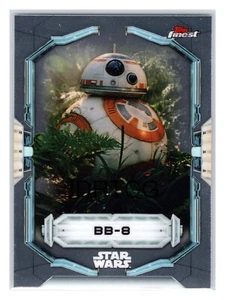 Star Wars Topps 2022 Finest Silver Base #12 BB-8 - Imagen 1 de 2