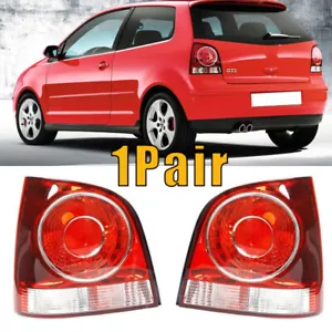 Pair For Volkswagen Polo 2006-2010 Left & Right Rear Tail Light Tail Lamp shell - Picture 1 of 8