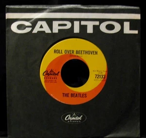 THE BEATLES-Roll Over Beethoven-Near Mint Radio Station 45-CAPITOL #72133-Canada - Picture 1 of 2