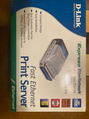 D-Link DP-301P+ 10/100TX 1- Centronic Parallel Port Fast Ethernet Print Server - Image 1 of 4