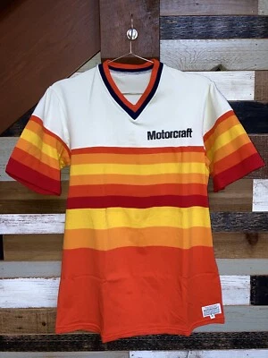 Camiseta De Colección Años 80 90 Motorcraft Ford Racing NASCAR Hot Rod Jersey Estilo Talla M Foto 1 de 4