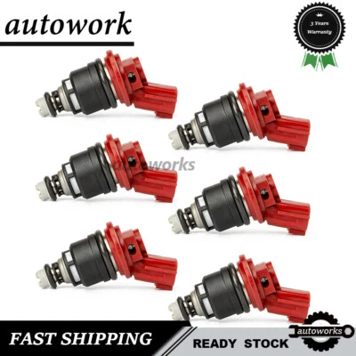 6 piezas inyectores de combustible para Nissan NX 240SX Sentra Máxima Altima 1991-99 16600-96E01 Foto 1 de 4