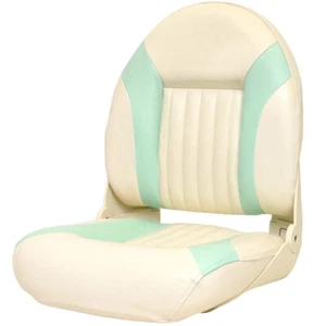 G3 Boat Folding Fishing Seat 73523096 | Seafoam Green Vinyl Tempress - Picture 1 of 6