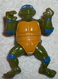Figura 1991 TMNT Teenage Mutant Ninja Turtles Head Droppin' Leo Leonardo Funciona - Imagen 1 de 2