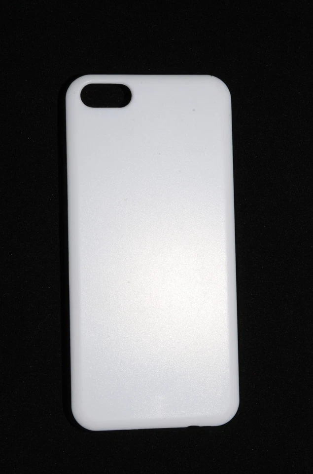Funda para iPhone 5C imprimible, blanca con adornos negros, nueva, lote de 47, $0,35 cada una Foto 1 de 3