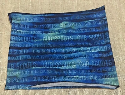 Cub Scout Buff Headband Hairband Blue Graphic Print Stretchy - Image 1 of 3