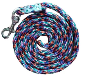 Cuerda de plomo de nailon poli mini caballo pony cabra perro oveja perro EE. UU. multicolores - Imagen 1 de 2