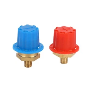 250A M8 Lithium Battery Terminals Positive Negative Adapter Brass Conductor - Picture 1 of 5