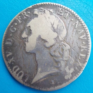 Louis XV, Ecu Au Bandeau 1743 & Aix, Sobin 1 Ex., Clairand R1 - Picture 1 of 4