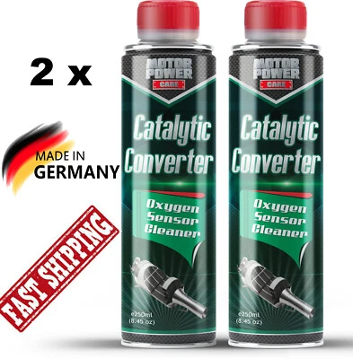 2x Catalytic converter cleaner pass emissions Motor Power care high quality  - Image 1 of 4