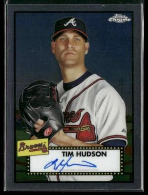 2021 Topps Chrome Platinum Anniversary #PA-THU Tim Hudson Autographs - Image 1 of 2