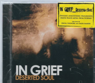 In Grief-Deserted Soul CD Christian Prog Death Metal (Brand New Factory Sealed) - Image 1 of 2