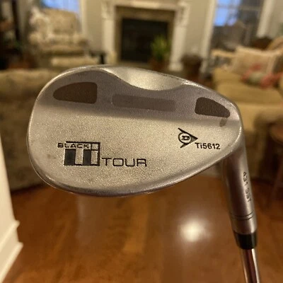 Dunlop Black Ti Tour 56° Loft Sand Wedge ⛳ RH Steel Shaft ~36 ” Razorback Grip - Image 1 of 4