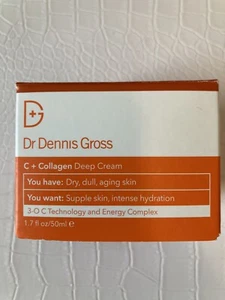 Dr Dennis Gross C + Collagen Deep Cream 1.7oz/50ml, New In Box, Full Size