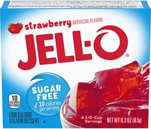 Jell-o Jello Sugar Free Instant Strawberry 8.5g Best Before April 2025 - Picture 1 of 1