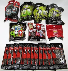 Nightmare Before Christmas Lot of 20 Items Domez Dog Tags Keychains Figures New - Picture 1 of 3