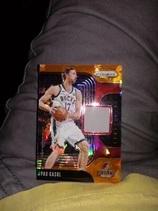 2019/20 Panini Prizm PAU GASOL JERSEY ORANGE ICE BLAZERS E9015 - Picture 1 of 2