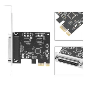 PCI Express Card PCIe Parallel Printer Port Expansion Board 25Pin For PC Laptop - Picture 1 of 12