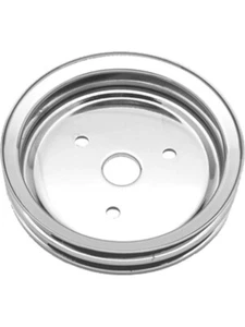 Trans-Dapt Crankshaft Pulley V-Belt 2 Groove 7.300 in Diameter Steel Bla (8603) - Picture 1 of 12