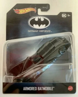 NUEVO Mattel GVN17 Hot Wheels Batman Returns BATMOBILE BLINDADO Vehículo Escala 1:50 Foto 1 de 2