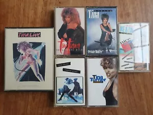 Tina Turner Cassette Tape x 6 - Private Dancer, Foreign Affair, Break Every Rule - Picture 1 of 6