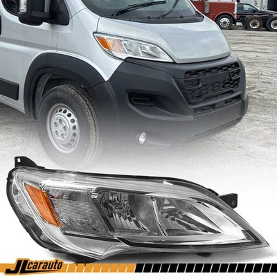 For Dodge Ram Promaster 2023-2026 Halogen Headlight Headlamp Passenger w/ Bulb Foto 1 de 4