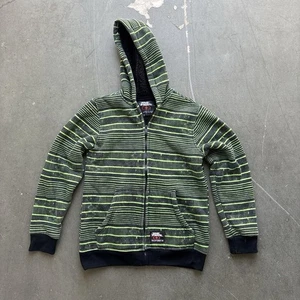 Vintage Y2k Youth No Fear Sherpa Lined Jacket Hoodie - Picture 1 of 4