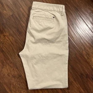 Pantalones al tobillo Tommy Hilfiger caqui para mujer, talla 6 - Imagen 1 de 7