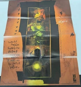 Hexen ID Software Poster 17x22 ausklappbar PC Werbung Spiel gefaltet Wandbild - Bild 1 von 4