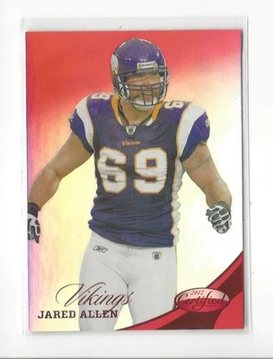 2012 Certified Mirror Red #109 Jared Allen Vikings /250  - Изображение 1 из 2