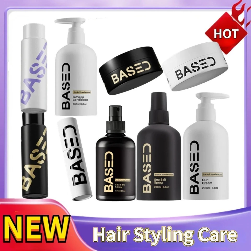 BASED - Hair Texturizing Powder,  Volumizing Hair Spray, Shampoo Wax Conditioner - Image 1 of 4