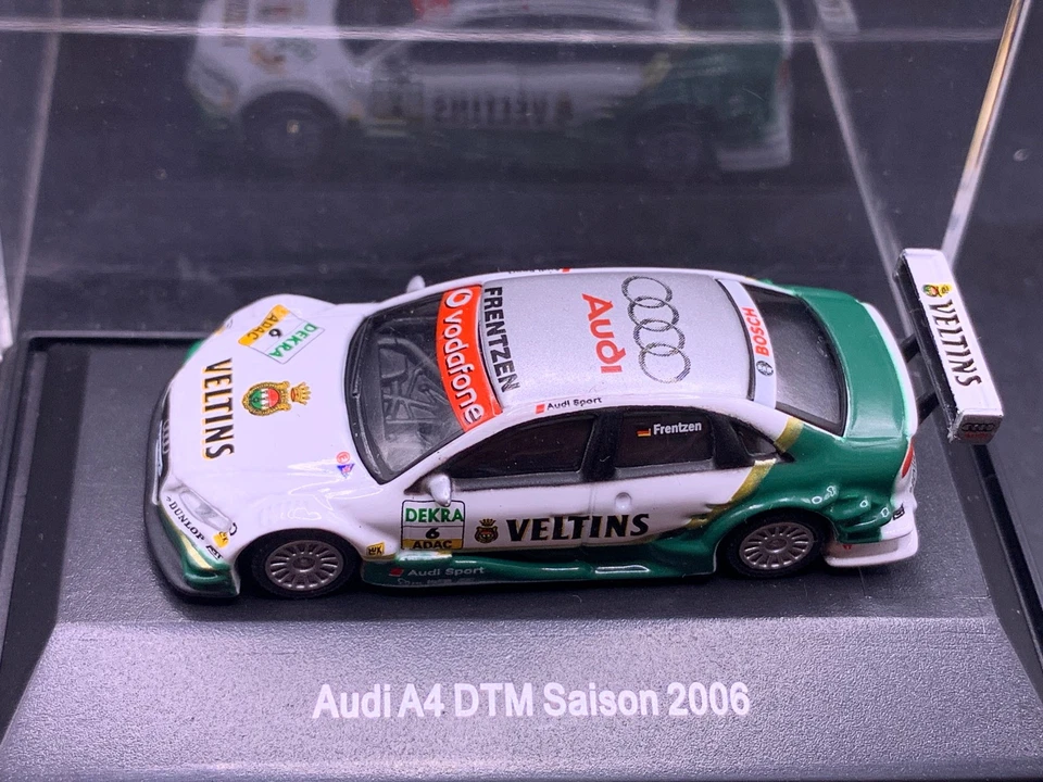 Schuco Modellbau Auto 1:87 H0 Audi A4 DTM stagione 2006 Bosch Dekra Veltins - Immagine 1 di 1