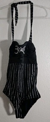 Disney Pesadilla antes de Navidad Jack Skellington traje de baño de una pieza pequeño Foto 1 de 4