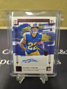 2024 Impeccable - Rookie Autographs Blake Corum #RA-BCM Red /75 (AU, RC) A2A - Picture 1 of 3