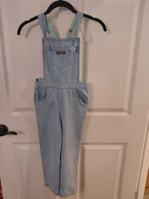 Matilda Jane Soft Denim Adjustable Overalls, Size 6 - Image 1 of 4