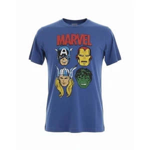 Marvel Comics Avengers Captain America Iron Man Graphic T-Shirt - Picture 1 of 6