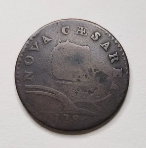 1786 New Jersey Copper Maris 21-p - Rarity-5 Colonial Copper Coin - Picture 1 of 2