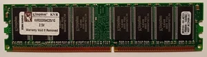 Vintage Kingston 1 GB 184-pin DDR PC2700 (DDR-333) SDRAM DIMM memory module - Picture 1 of 2