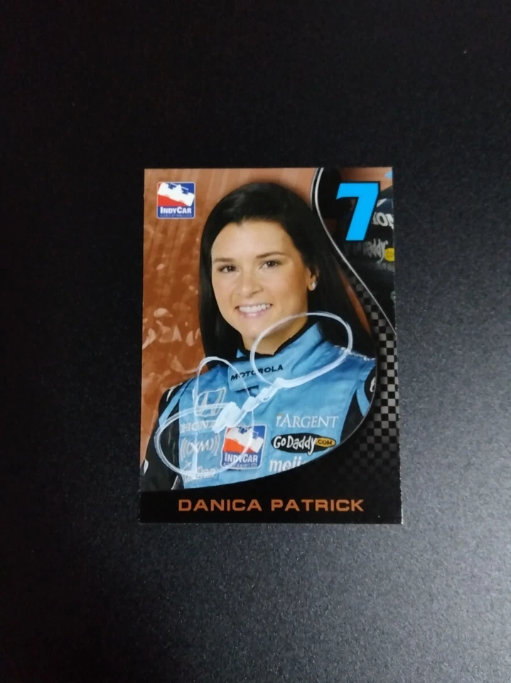 2007 Indy Danica Patrick Signed Racing Trading Card Topps Futera F1 - Image 1 of 1