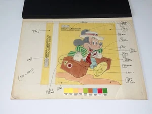 Vintage Disney Mickey Mouse UNOCO Group Sales Marketing Presentation Display - Picture 1 of 5
