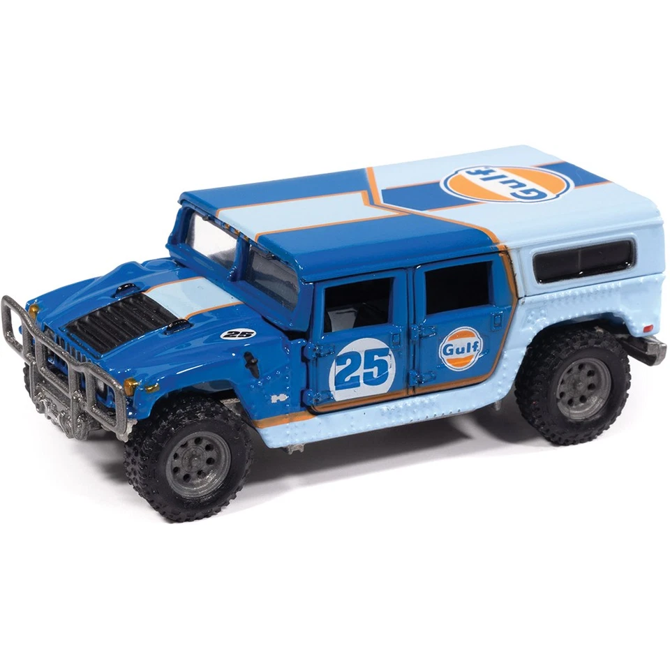 2006悍马H1(越野)-海湾深蓝色带橙色图形 — 第 1/1 张图片