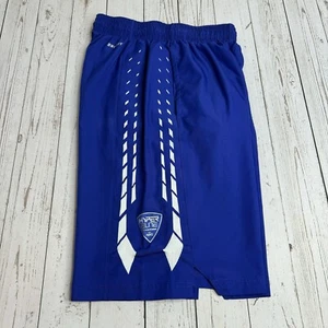 Nike DriFit Hyper Elite Basketball Shorts Blue White Mens Small 12" Inseam - Picture 1 of 12